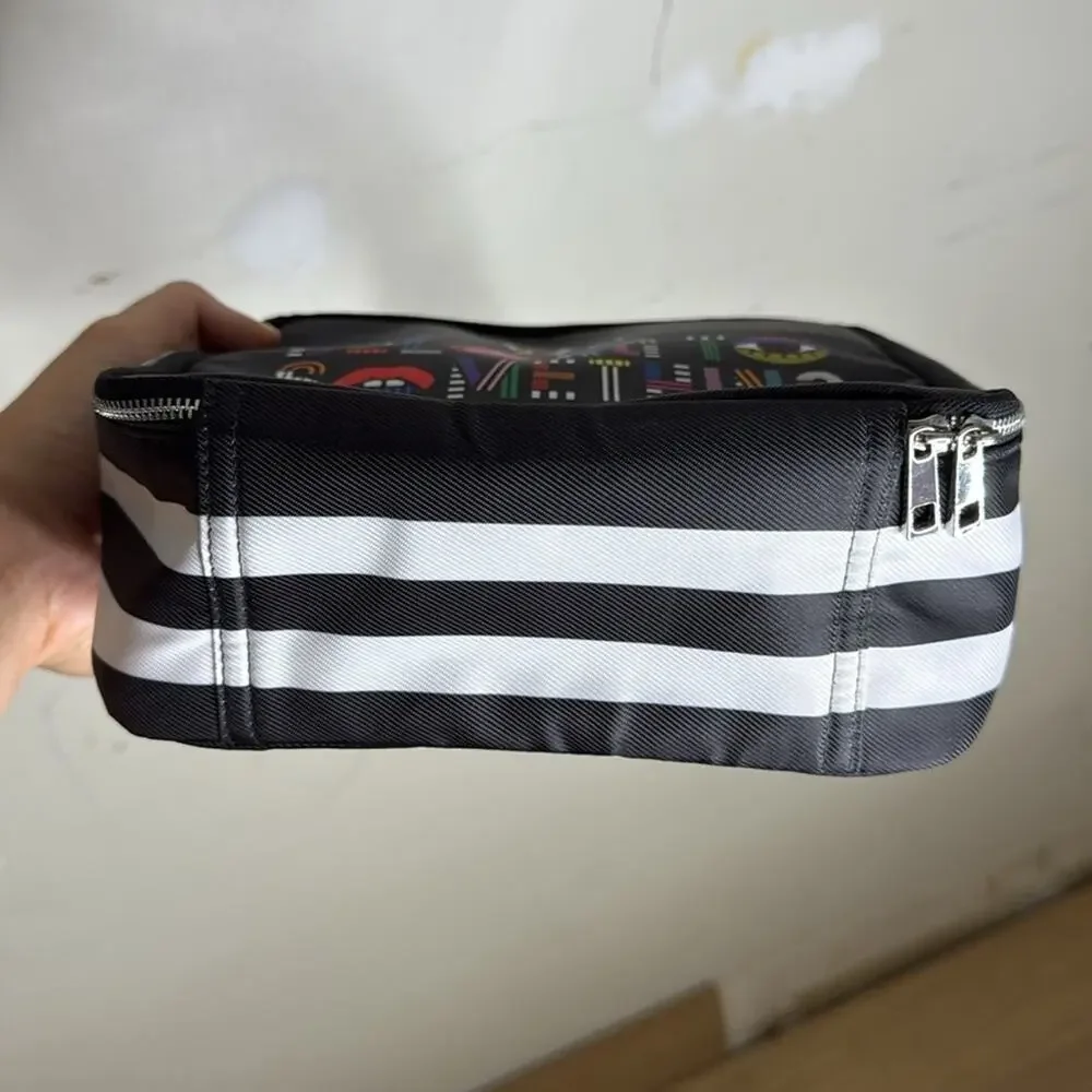 Sephora x To The Market Black Cosmetic Bag NEW!